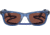 Ray-Ban Original Wayfarer RB2140 Sunglasses, Transparent Blue, Red Lenses, 50, RB2140-6587C5-50