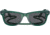 Ray-Ban Original Wayfarer RB2140 Sunglasses, Transparent Green, Dark Grey Lenses, 50, RB2140-6615B1-50