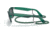Ray-Ban Original Wayfarer RB2140 Sunglasses, Transparent Green, Dark Grey Lenses, 50, RB2140-6615B1-50