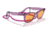 Ray-Ban Original Wayfarer RB2140 Sunglasses, Transparent Violet, Orange Lenses, 50, RB2140-661313-50