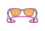 Ray-Ban Original Wayfarer RB2140 Sunglasses, Transparent Violet, Orange Lenses, 50, RB2140-661313-50