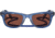 Ray-Ban Original Wayfarer RB2140F Sunglasses, Transparent Blue, Red Lenses, 52, RB2140F-6587C5-52