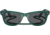 Ray-Ban Original Wayfarer RB2140F Sunglasses, Transparent Green, Dark Grey Lenses, 52, RB2140F-6615B1-52
