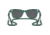 Ray-Ban Original Wayfarer RB2140F Sunglasses, Transparent Green, Dark Grey Lenses, 52, RB2140F-6615B1-52