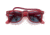 Ray-Ban Original Wayfarer RB2140F Sunglasses, Transparent Red, Blue Lenses, 52, RB2140F-661456-52
