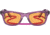 Ray-Ban Original Wayfarer RB2140F Sunglasses, Transparent Violet, Orange Lenses, 52, RB2140F-661313-52