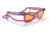 Ray-Ban Original Wayfarer RB2140F Sunglasses, Transparent Violet, Orange Lenses, 52, RB2140F-661313-52