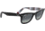 Ray-Ban Original Wayfarer RB2140 Sunglasses, Black On Chevron Grey/Burgundy, 50, RB2140-13183A-50