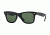 Ray-Ban Original Wayfarer Sunglasses, Black Crystal Green 901-4722