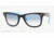 Ray-Ban Original Wayfarer Prescription Sunglasses RB2140 RB2140-10013F-4722 - Frame Color: Top Black On Transparent Azure, Lens Diameter: 47 mm