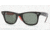 Ray-Ban Original Wayfarer Prescription Sunglasses RB2140 RB2140-1016-4722 - Frame Color: Black On Text. Red Gl White, Lens Diameter: 47 mm