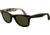 Ray-Ban Original Wayfarer Sunglasses RB2140 1114-5022 - Top Black on Texture London Frame, Green Lenses