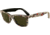 Ray-Ban Original Wayfarer Sunglasses RB2140 1115-5022 - Top Texture on London Frame, Green Lenses