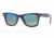 Ray-Ban Original Wayfarer Sunglasses RB2140 111716-50 - Top Blue On Texture London Frame, Green Mirror Blue Gradient Lenses