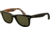Ray-Ban Original Wayfarer Sunglasses RB2140 1120-5022 - Top Black Texture Music Frame, Green Lenses