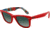 Ray-Ban Original Wayfarer Sunglasses RB2140 113971-5022 - Top Coral on Texture Surf Frame, Crystal Gray Gradient Azure Lenses