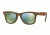 Ray-Ban Original Wayfarer Sunglasses RB2140, Top Osaka Brown On Jeans Grey Frame, Green Mirror Green Lenses, 11912X-50