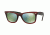 Ray-Ban Original Wayfarer Sunglasses RB2140, Top Grad Red On Light Red Frame, Mirror Green Lenses, 12022X-50