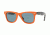 Ray-Ban Original Wayfarer Sunglasses RB2140 124252-50 - Orange Frame, Blue Polar Lenses