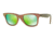 Ray-Ban Original Wayfarer Sunglasses RB2140 611019-50 - Metallic Pink Frame, Grey Mirror Green Lenses