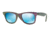 Ray-Ban Original Wayfarer Sunglasses RB2140 611217-50 - Metallic Violet Frame, Grey Mirror Blue Lenses