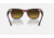 Ray-Ban Original Wayfarer Sunglasses, Striped Red Frame, Brown Gradient Lens, Bio-Acetate, 50, RB2140-136285-50