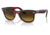 Ray-Ban Original Wayfarer Sunglasses, Striped Red Frame, Brown Gradient Lens, Bio-Acetate, 50, RB2140-136285-50
