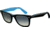 Ray-Ban RB2140 Original Wayfarer SV Prescription Sunglasses - Top Black On Transparent Azure Frame, 50mm Lenses, 10013F-5022