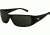 Ray-Ban RB 4057 Sunglasses, Black Frame / Crystal Green Lenses, 601-6116