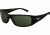 Ray-Ban RB 4057 Sunglasses, Black Frame / Crystal Green Polarized Lenses, 601-58-6116