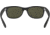 Ray-Ban RB2132 New Wayfarer Sunglasses, 55mm, Black Rubber Frame, Crystal Green Lens, 622-5518