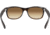 Ray-Ban RB2132 New Wayfarer Sunglasses, 55mm, Shiny Avana Frm, Brown Gradient Crystal Lens, 710-51-5518