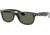 Ray-Ban RB2132 New Wayfarer Sunglasses, Black Frame, Crystal Green Lenses, 901-58