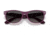 Ray-Ban RB2132 New Wayfarer Sunglasses, Matte Violet On Transparent Violet Frame, Grey Gradient Lens, Polarized, 52, RB2132-6606M3-52