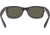 Ray-Ban RB2132 New Wayfarer Sunglasses, Rubber Black Frame, Polar Green Lenses, 622/58-52