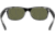 Ray-Ban RB2132 New Wayfarer Sunglasses, Top Black On Transparent Frame, Green Lenses, 6052-58