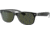 Ray-Ban RB2132 New Wayfarer Sunglasses, Top Black On Trasparent Frame, Green Lenses, 6052-55