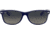 Ray-Ban RB2132 New Wayfarer Sunglasses, Top Matte Blue On Trasparent Frame, Grey Gradient Lenses, 605371-52