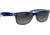 Ray-Ban RB2132 New Wayfarer Sunglasses, Top Matte Blue On Trasparent Frame, Grey Gradient Lenses, 605371-52