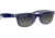 Ray-Ban RB2132 New Wayfarer Sunglasses, Top Matte Blue On Trasparent Frame, Grey Gradient Lenses, 605371-55