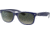 Ray-Ban RB2132 New Wayfarer Sunglasses, Top Matte Blue On Trasparent Frame, Grey Gradient Lenses, 605371-55