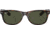 Ray-Ban RB2132 New Wayfarer Sunglasses, Tortoise Frame, Crystal Green Lenses, 902-58