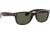 Ray-Ban RB2132 New Wayfarer Sunglasses, Tortoise Frame, Crystal Green Polarized Lenses, 902/58-58