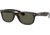 Ray-Ban RB2132 New Wayfarer Sunglasses, Tortoise Frame, Crystal Green Polarized Lenses, 902/58-58