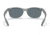 Ray-Ban RB2132 New Wayfarer Sunglasses, Transparent Grey Frame, Dark Blue Lens, Polarized, 52, RB2132-64503R-52
