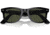 Ray-Ban RB2140 Original Wayfarer Sunglasses, Black Crystal Green Frame, 54mm Lens, 901-5418