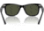 Ray-Ban RB2140 Original Wayfarer Sunglasses, Black Crystal Green Frame, 54mm Lens, 901-5418
