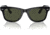 Ray-Ban RB2140 Original Wayfarer Sunglasses, Black Crystal Green Frame, 54mm Lens, 901-5418