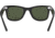 Ray-Ban RB2140 Original Wayfarer Sunglasses, Black Frame, Crystal Green Lens, 901-52