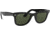 Ray-Ban RB2140 Original Wayfarer Sunglasses, Black Frame, Crystal Green Lens, 901-52